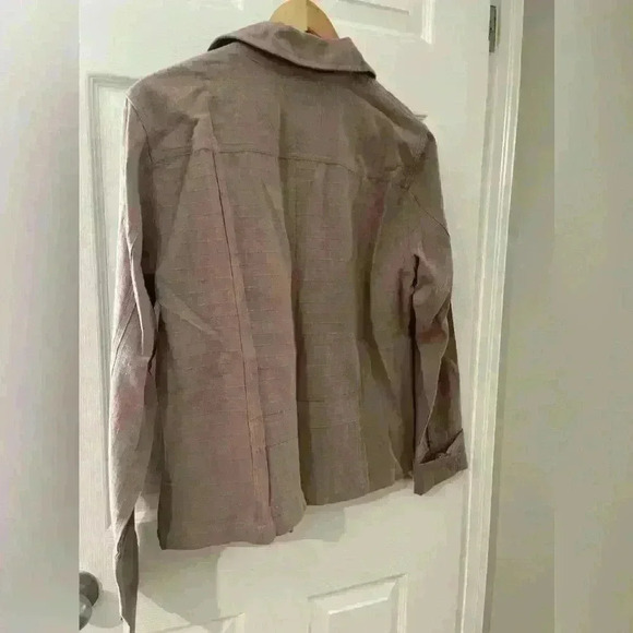 Indigenous one weave fair trade  organic cotton latte tango jacket size m - Picture 5 of 8